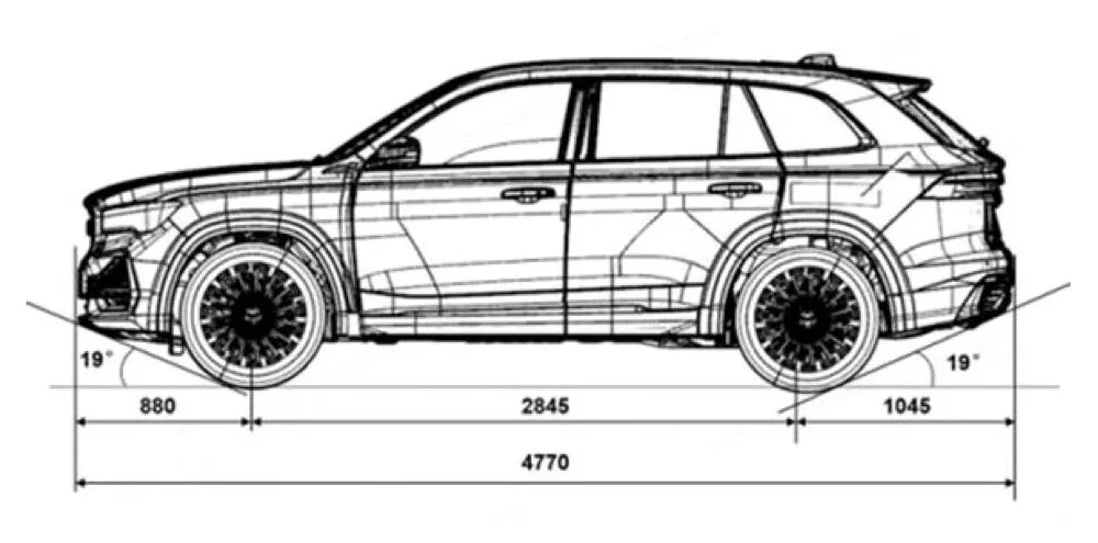 volga k50 оттс размеры габариты сбоку