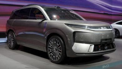 В Китае замечен флагманский кроссовер BYD Dynasty-D с подруливающими задними колесами В Китае замечен флагманский кроссовер BYD Dynasty-D с подруливающими задними колесами