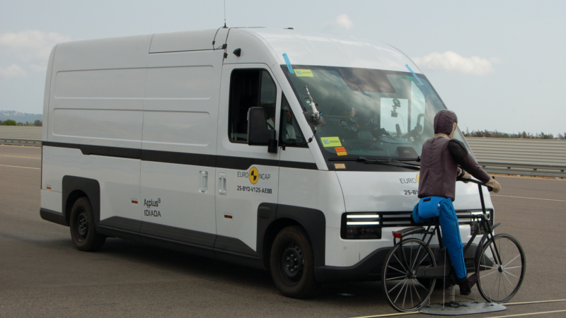 В Китае электрофургон BYD E-Vali получил пять звезд в краш-тесте Euro NCAP.