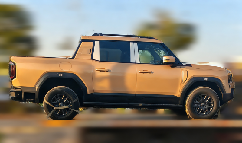 В Китае заметили пикап Chery Jetour Zongheng F700, который станет конкурентом GWM Cannon.