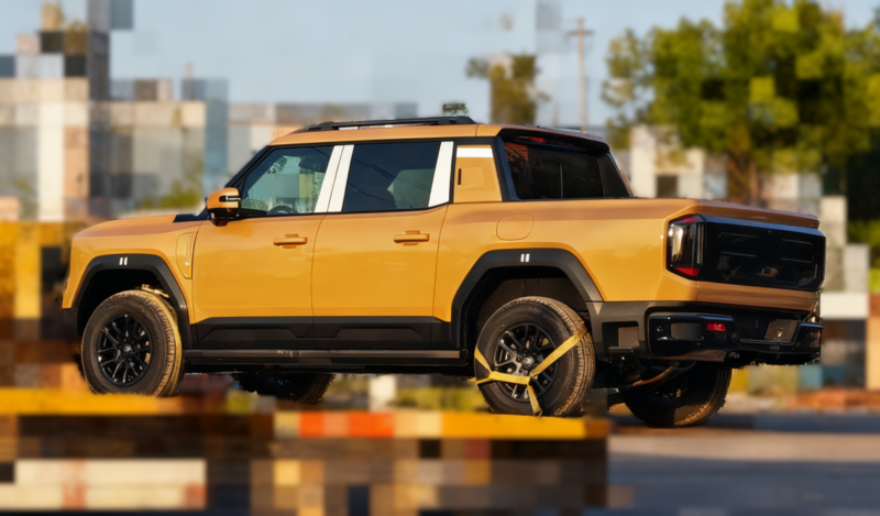 В Китае заметили пикап Chery Jetour Zongheng F700, который станет конкурентом GWM Cannon.