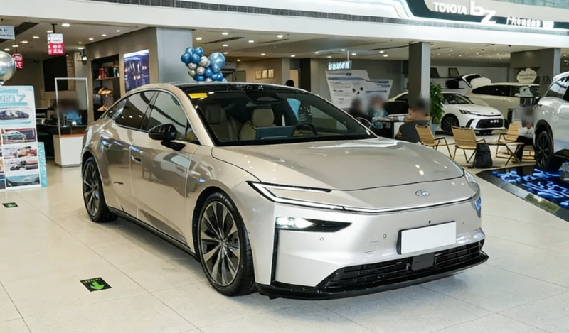 В Китае Toyota bZ7 поступит в продажу с мотором Huawei DriveONE до запуска в 2026 году.