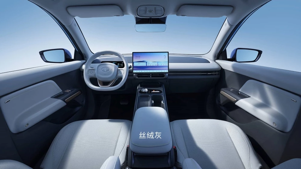 кроссовер JMEV Yichi 05S амберавто А7 салон интерьер