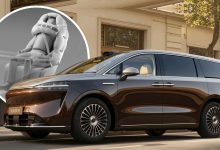 В Китае минивэн Luxeed V9 от Huawei станет первым автомобилем, оснащенным подушкой безопасности для шлема.