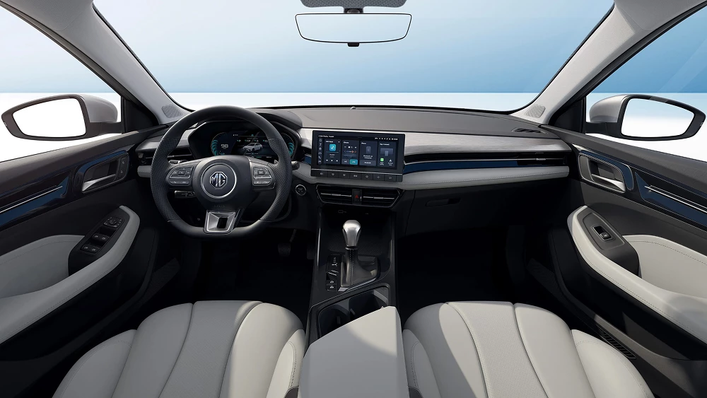 седан mg 5 ap31 обновленный салон белый