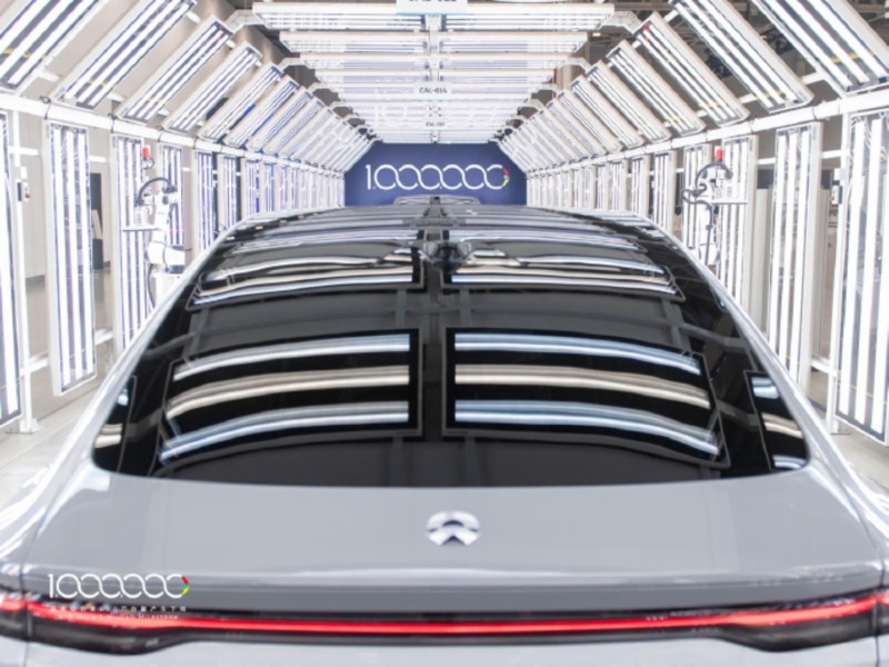 В Китае Nio достигла миллионного рубежа производства автомобилей и нацелена на ежегодный рост продаж 40-50%.