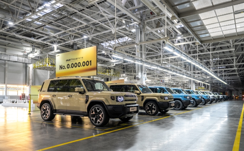 В Китае началось производство Chery iCaur V27 – первого EREV и крупнейшего SUV марки.