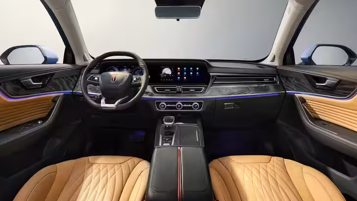 Интерьер Hongqi HS5 Интерьер Hongqi HS5