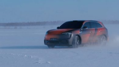 В Китае замечен кроссовер Aito M6 от Huawei во время зимних испытаний.