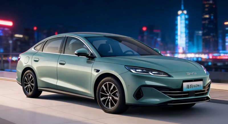 В Китае BYD Seal 06: седан с запасом хода 630 км лидирует благодаря улучшенной эффективности батареи Blade.