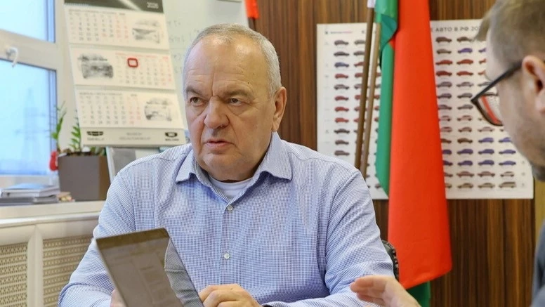 Директор СЗАО «Белджи» Геннадий Свидерский плакат