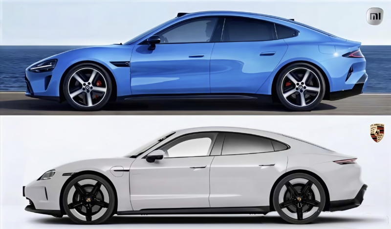 В Китае тизерно показали полностью электрический MG7, предположительно, это новая модификация.