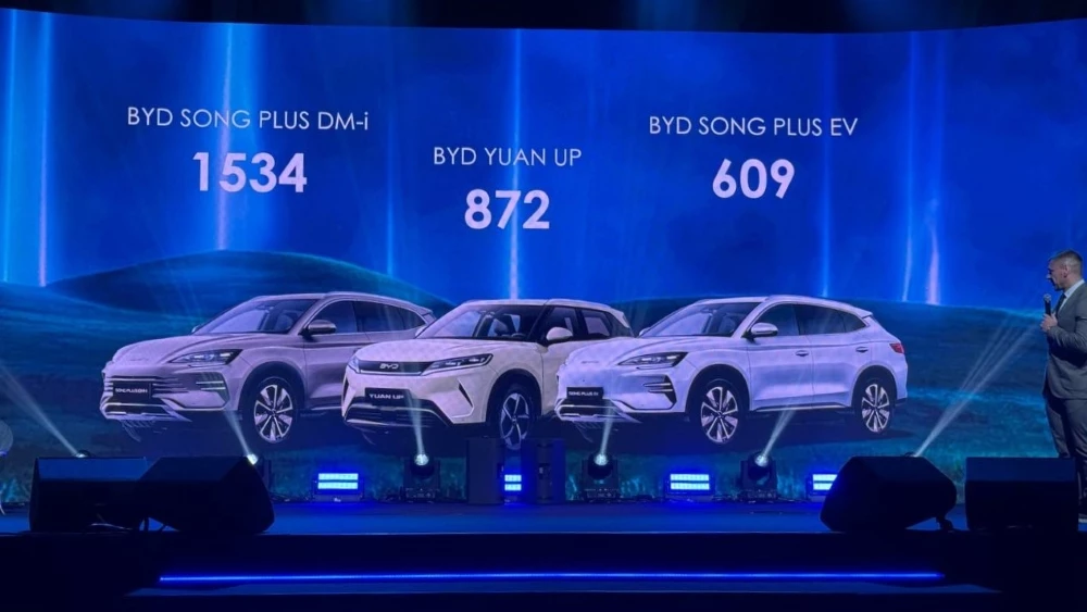 Топ-3 модели BYD в Казахстане по продажам 2025