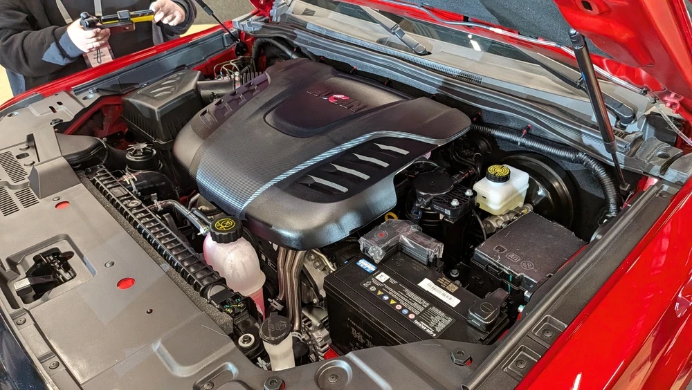 Foton G9 пикап в России презентация двигатель мотор капот открыт