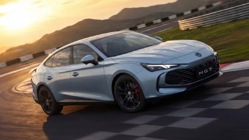 В Китае замечен электрический преемник седана MG7