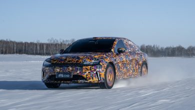 В Китае на зимних испытаниях замечен лифтбек Smart #6 PHEV длиной 4,9 метра.