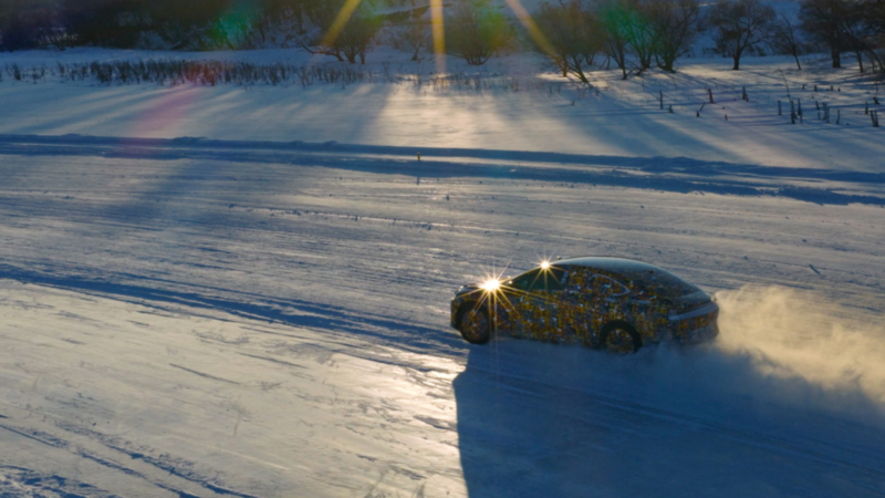 В Китае на зимних испытаниях замечен лифтбек Smart #6 PHEV длиной 4,9 метра.