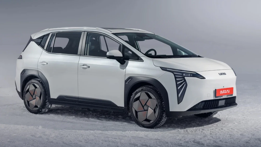 Электромобиль от «Яндекса» и GAC протестировали в России umo 5 gac aion y plus сбоку спереди белый