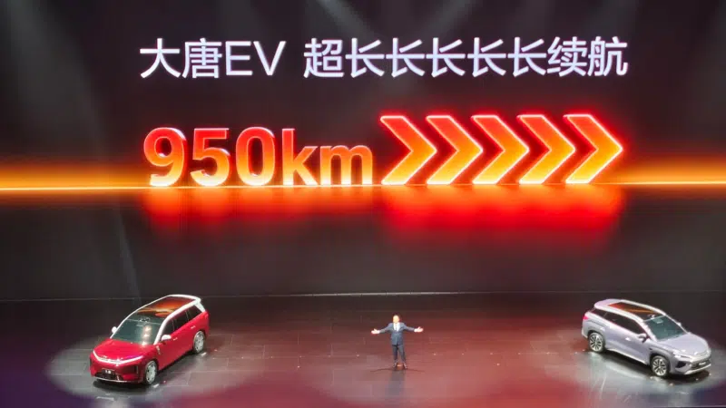 В Китае представлен BYD Great Tang с запасом хода 950 км.