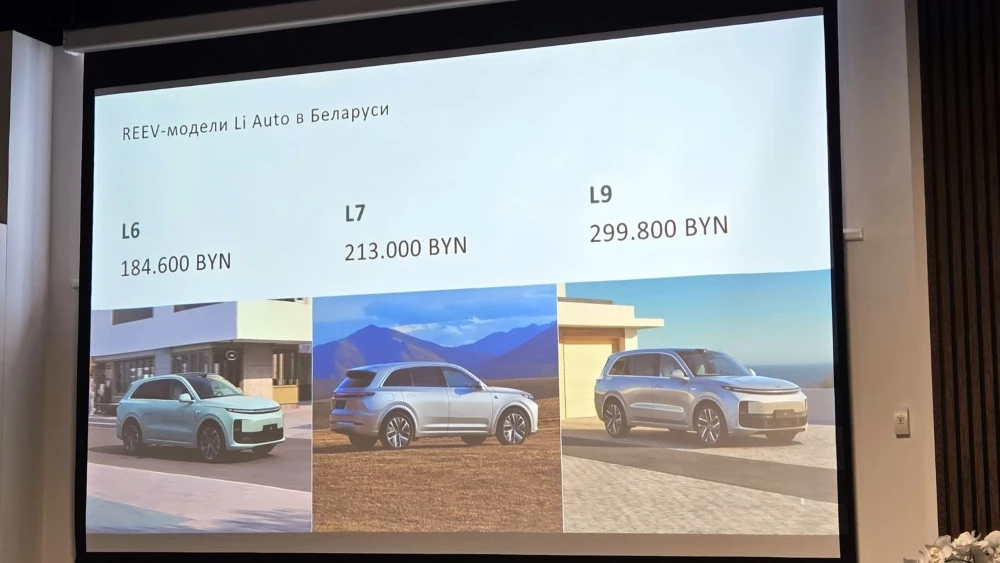 Цены на кроссоверы Li Auto в Беларуси на старте продаж