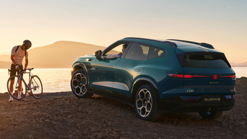 В Китае кроссовер Volkswagen ID. Unyx 08 EV стартовал предпродажи по цене ,760.